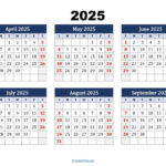 Six Month Calendar 2024 2025 Printable Pdf  6 Months Calendar Within 2025 6 Month Calendar Printable