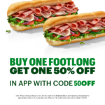 Subway Bogo Top For Subway Printable Coupons January 2025