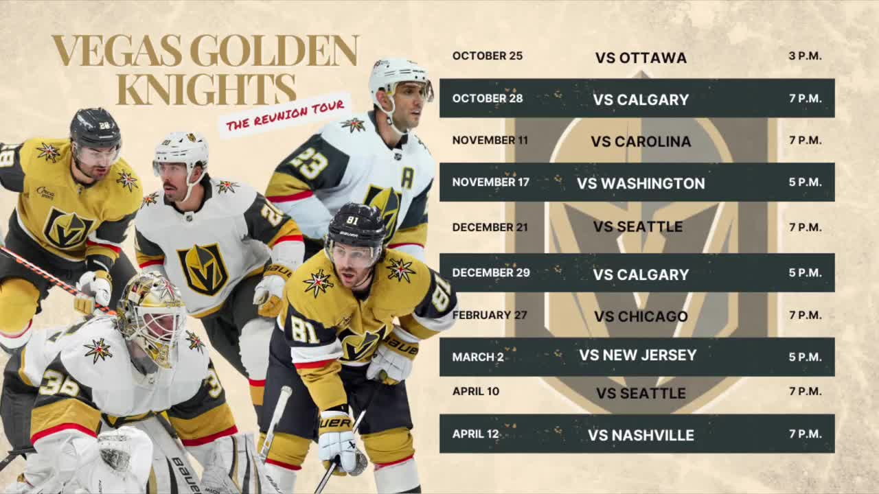 Vegas Golden Knights Release 2024-2025 Schedule with Vegas Golden Knights Printable Schedule Calendar 2025