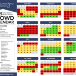 Walt Disney World 2025 Crowd Predictions And Tips For Disney World Attendance Calendar 2025