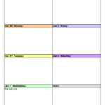 Weekly Calendars 2025 For Pdf   12 Free Printable Templates For Free Printable Weekly Calendar 2025