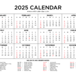 Year 2025 Calendar Printable With Holidays   Wiki Calendar Throughout Wiki Calendar 2025 With Holidays Printable Free