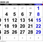 Calendar March 2025 Uk With Excel, Word And Pdf Templates For 2025 Calendar March Month