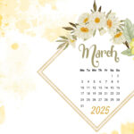 Free March 2025 Desktop Wallpaper Calendars | Entheosweb Intended For March 2025 Calendar Wallpaper