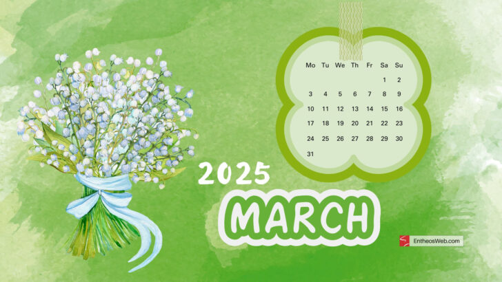 March 2025 Desktop Calendar