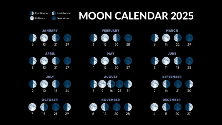 March Moon Phase Calendar 2025