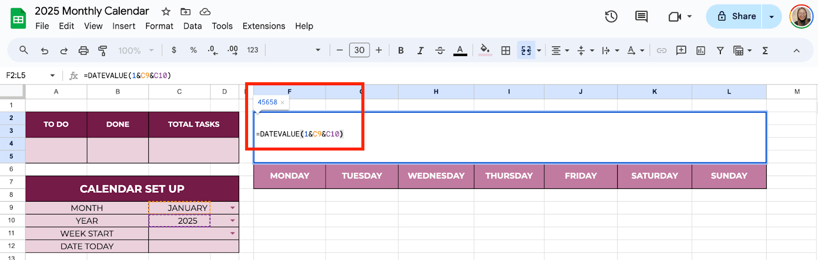 How To Create A 2025 Monthly Calendar In Google Sheets - Filedrop in Google Calendar Always Open In March 2025