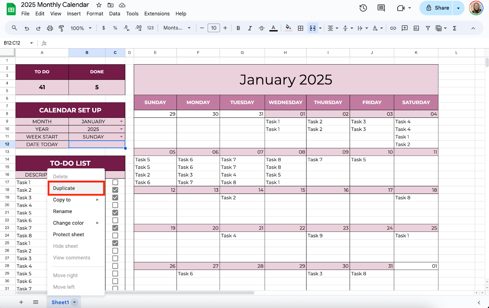 How To Create A 2025 Monthly Calendar In Google Sheets - Filedrop in Google Calendar Always Open In March 2025