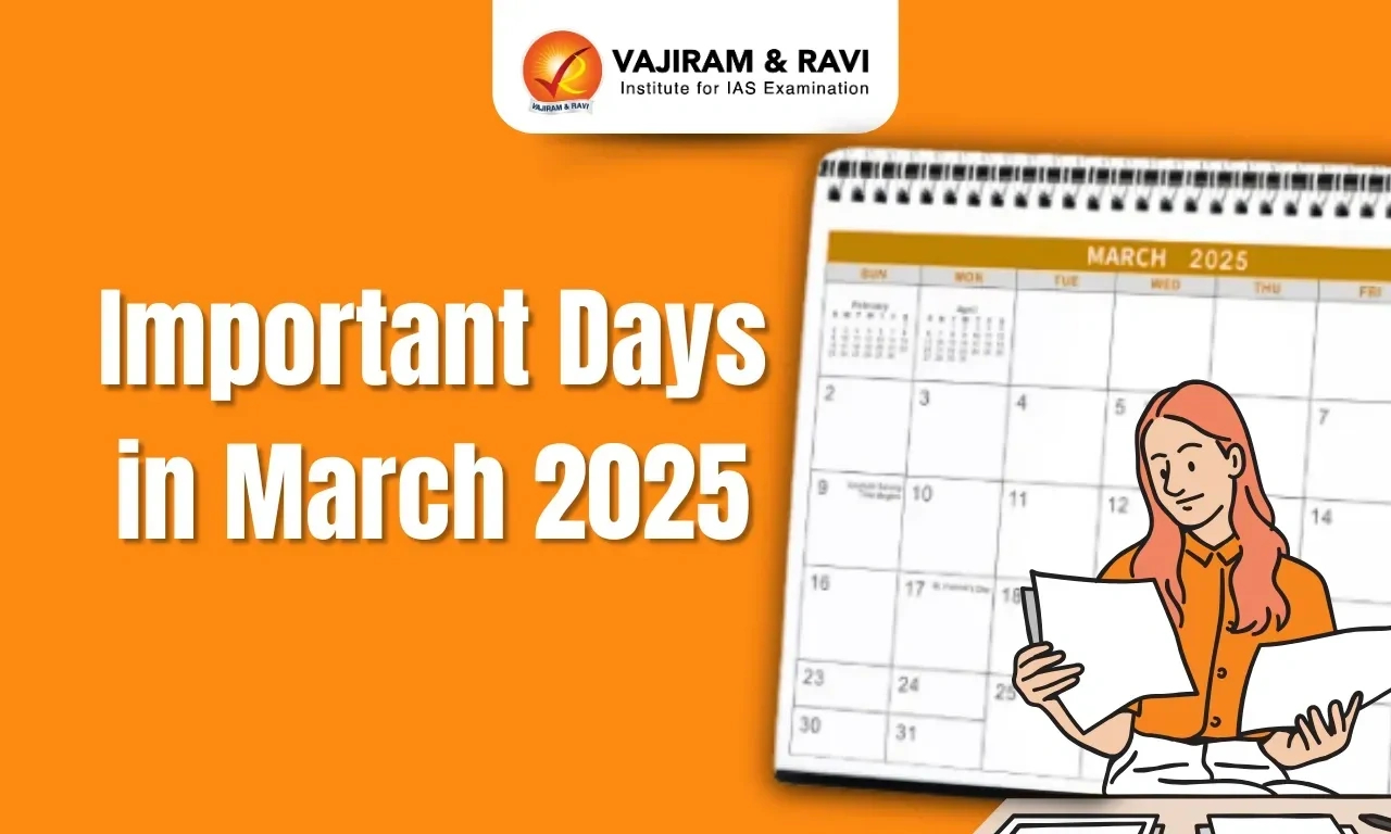 Important Days In March 2025 for National Day Calendar March 2025