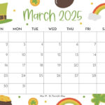 March 2025 Calendars   107 Free Printables | Printabulls For Cute March 2025 Calendar Printable