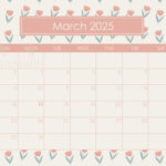 March 2025 Calendars   107 Free Printables | Printabulls In Cute March Printable Calendar 2025