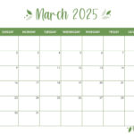 March 2025 Calendars   107 Free Printables | Printabulls Pertaining To Month Of March Calendar Printable 2025