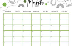 March 2025 Calendars – 107 Free Printables | Printabulls throughout Blank Calendar March 2025