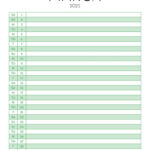 March 2025 Calendars   107 Free Printables | Printabulls With March 2025 Calendar Printable With Lines