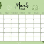 March 2025 Calendars   107 Free Printables | Printabulls With Printable Calendar March 2025 Monday Start