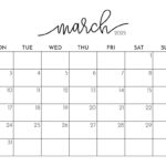 March 2025 Calendars   107 Free Printables | Printabulls With Regard To Cute March Calendar Printable 2025