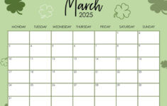 March 2025 Calendars – 107 Free Printables | Printabulls within March Monthly Calendar Printable 2025