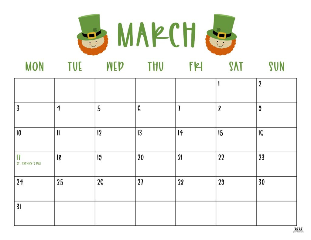 March 2025 Calendars - 107 Free Printables | Printabulls within Printable Free March Calendar 2025