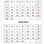 March And April 2025 Calendar Printable | Two Months Calendar For March April 2025 Calendar Printable