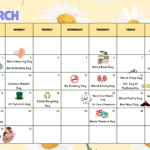 March Events Calendar 2025   Free Worksheet | Uk Inside Event Calendar For March 2025