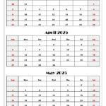 March To May 2025 Calendar Printable Pdf | Three Months Calendar For March April May 2025 Calendar