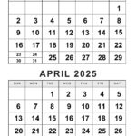 Printable March April 2025 Calendar | Calendarkart In March And April 2025 Calendar Printable