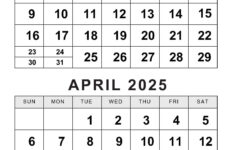 Printable March April 2025 Calendar | Calendarkart in March And April 2025 Calendar Printable